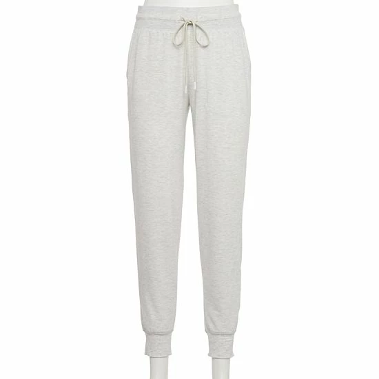 Petite Tek Gear® French Terry Joggers Charcoal - Image 2