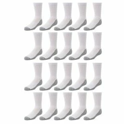 Boys Tek Gear® 20-Pack Lightweight Performance Crew Socks Black Charcoal 6 Boys Tek Gear® 20-Pack Lightweight Performance Crew Socks Black Charcoal -Tek Gear Shop unnamed file 4841