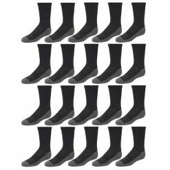 Boys Tek Gear® 20-Pack Lightweight Performance Crew Socks Black Charcoal 7 Boys Tek Gear® 20-Pack Lightweight Performance Crew Socks Black Charcoal -Tek Gear Shop unnamed file 4842