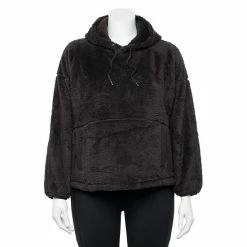 Plus Size Tek Gear® Plush Fleece Hoodie Navy Romance