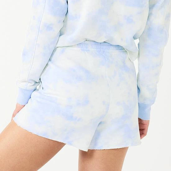 Women's Tek Gear® Ultrasoft Raw-Hem Shorts Blue Crayon - Image 2