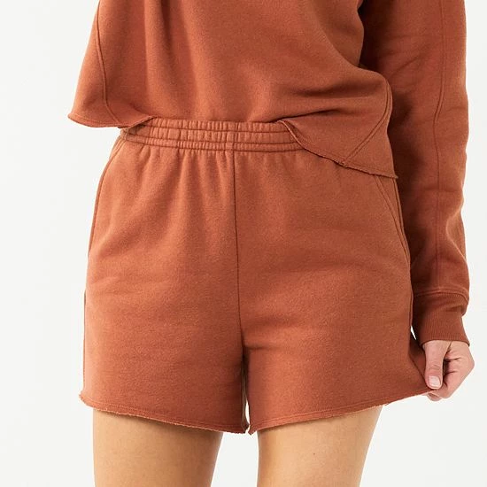 Women's Tek Gear® Ultrasoft Raw-Hem Shorts Blue Crayon - Image 6