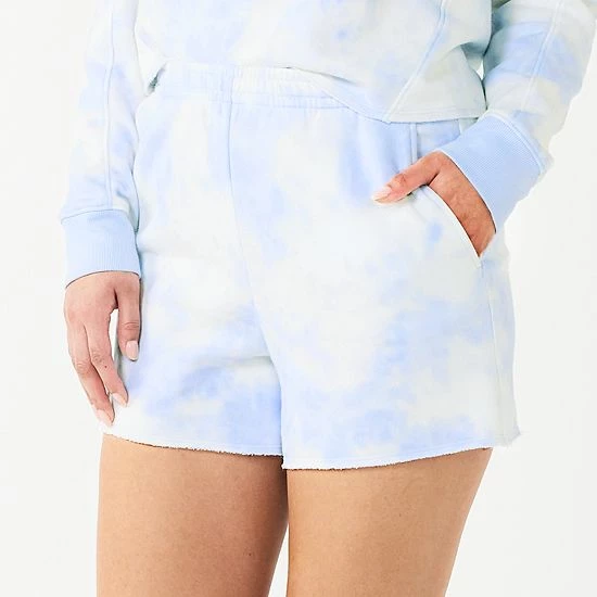 Women's Tek Gear® Ultrasoft Raw-Hem Shorts Blue Crayon - Image 7