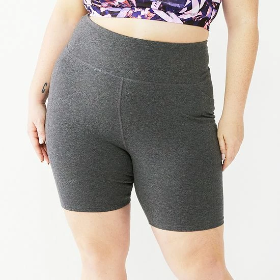Plus Size Tek Gear® 7-in. Pocket Bike Shorts Black 3 Plus Size Tek Gear® 7-in. Pocket Bike Shorts Black - Image 3