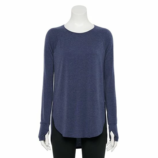 Petite Tek Gear® High Slit Tunic Mineral Black - Image 3