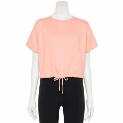 Women's Tek Gear® Stretch Fleece Cinched-Waist Top Ava Lavender