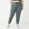 Plus Size Tek Gear® French Terry Joggers Mineral Black