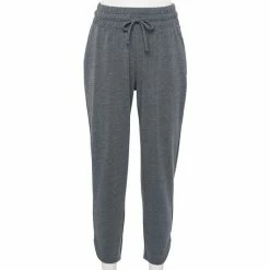 Women's Tek Gear® French Terry High-Waisted Ankle Pants Wetlands