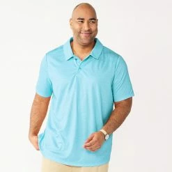 Big & Tall Tek Gear® Ref-Fit Fashion Polo Light Blue