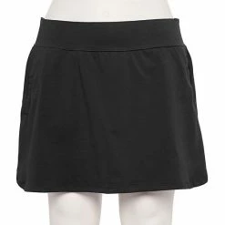 Plus Size Tek Gear® Essential Skort White Black