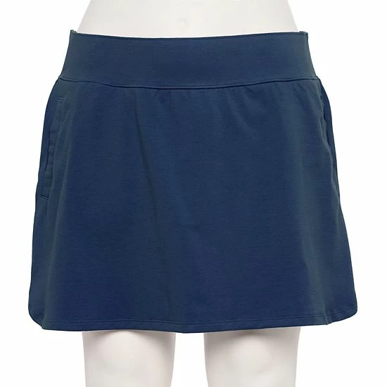 Plus Size Tek Gear® Essential Skort White Black - Image 3