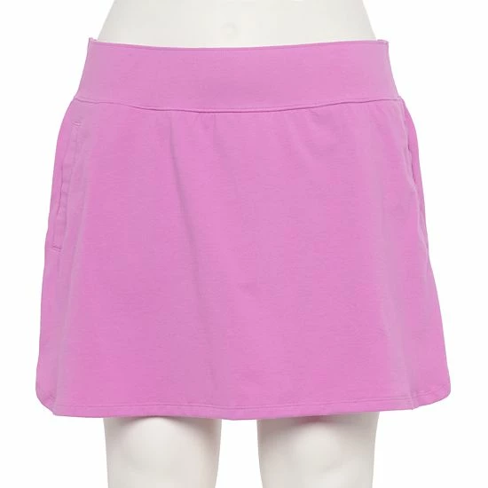Plus Size Tek Gear® Essential Skort White Black - Image 5