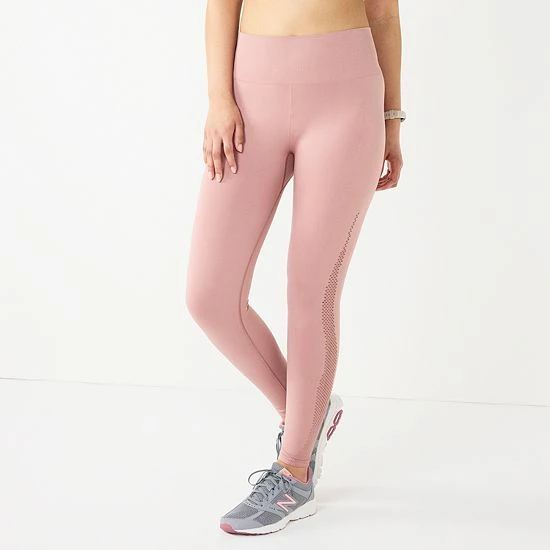 Women's Tek Gear® Seamless Mesh 7/8 Leggings Finley Blue