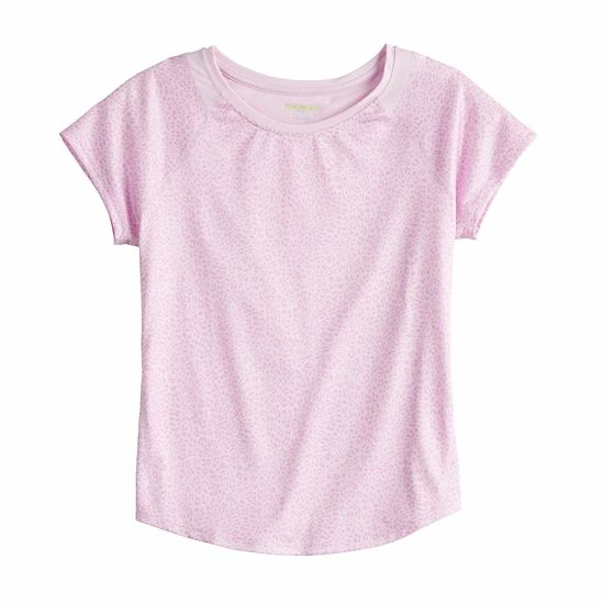Girls 7-16 Tek Gear® Adaptive Short Sleeve Performance Tee Lilac Cheetah 1 Girls 7-16 Tek Gear® Adaptive Short Sleeve Performance Tee Lilac Cheetah