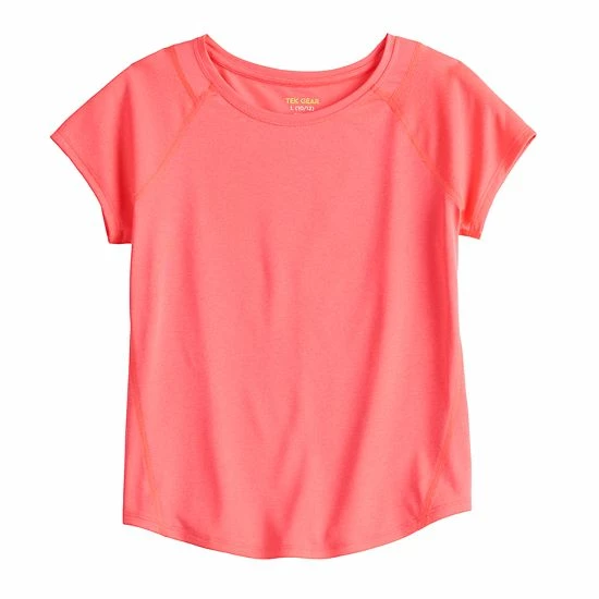 Girls 7-16 Tek Gear® Adaptive Short Sleeve Performance Tee Lilac Cheetah 6 Girls 7-16 Tek Gear® Adaptive Short Sleeve Performance Tee Lilac Cheetah - Image 6