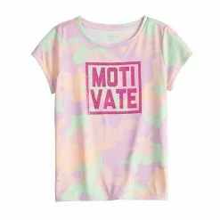 Girls 7-16 Tek Gear® Adaptive Graphic Tee Pink Do It Girl