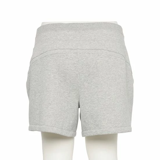 Plus Size Tek Gear® Ultrasoft 6-in. Fleece Shorts Metro Heather - Image 2