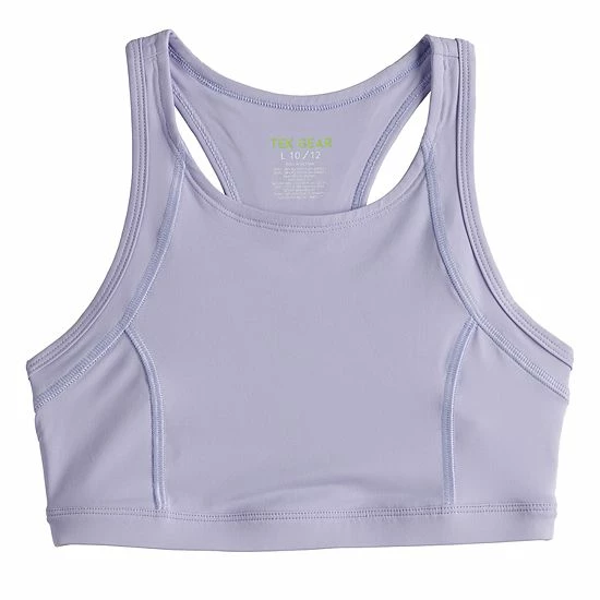 Girls 7-16 Tek Gear® Sun Gear UPF 50 Active Bikini Top In Regular & Plus Purple Wildflowers 3 Girls 7-16 Tek Gear® Sun Gear UPF 50 Active Bikini Top In Regular & Plus Purple Wildflowers - Image 3