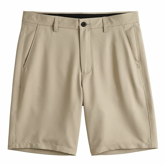 Men's Tek Gear® Solid Flat-Front Performance Golf Shorts Mineral Black - Image 2