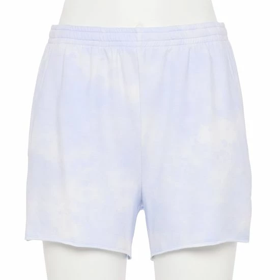 Women's Tek Gear® French Terry Raw-Hem Shorts Natural Scallop