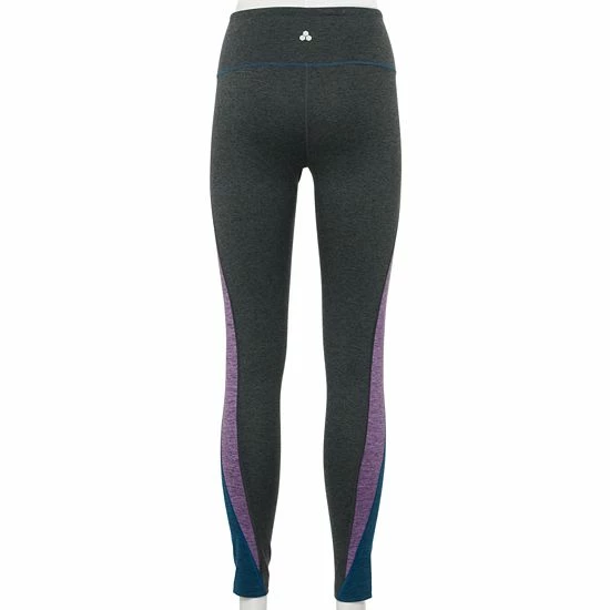 Petite Tek Gear® High-Waisted Shine-Finish Leggings 2 Petite Tek Gear® High-Waisted Shine-Finish Leggings - Image 2