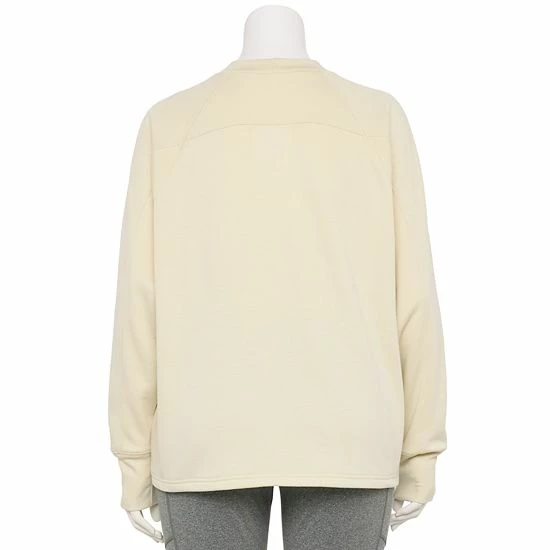 Plus Size Tek Gear® Stretch Fleece Mockneck Sweatshirt Hammock - Image 2