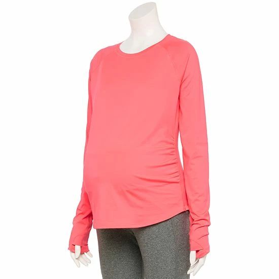 Women's Tek Gear® Materinity Tee Black - Image 3