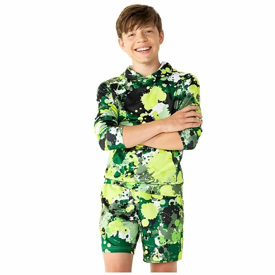 Boys 8-20 Tek Gear® Printed Jersey Shorts In Regular & Husky 2 Boys 8-20 Tek Gear® Printed Jersey Shorts In Regular & Husky - Image 2