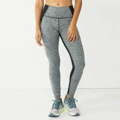 Petite Tek Gear® Colorblock Brushed High-Waisted Leggings