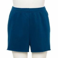 Women's Tek Gear® Ultrasoft Fleece Raw-Hem Shorts Blue Crayon