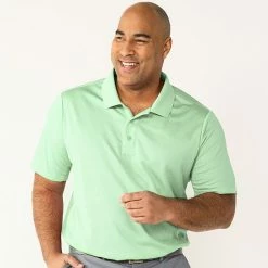 Big & Tall Tek Gear® Solid Pique Polo Forever Orange