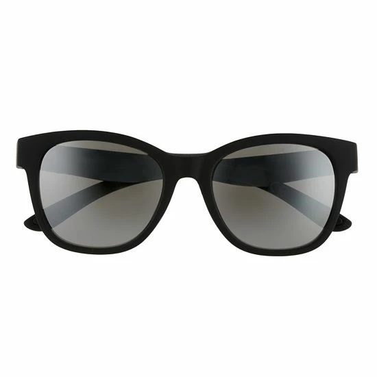 Women's Tek Gear® 53mm Rubberized Wayfarer Sunglasses Black 2 Women's Tek Gear® 53mm Rubberized Wayfarer Sunglasses Black - Image 2