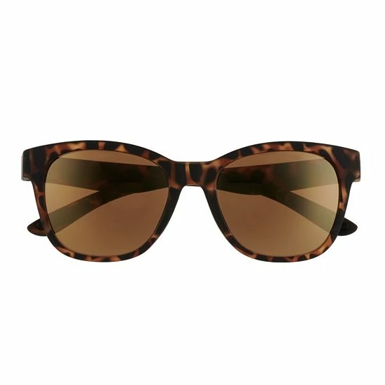 Women's Tek Gear® 53mm Rubberized Wayfarer Sunglasses Black 3 Women's Tek Gear® 53mm Rubberized Wayfarer Sunglasses Black - Image 3