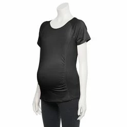 Maternity Tek Gear® Workout Tee Wetlands