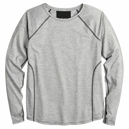 Women's Tek Gear® Core Performance Long-Sleeve Tee Mango Smoothie - Image 4