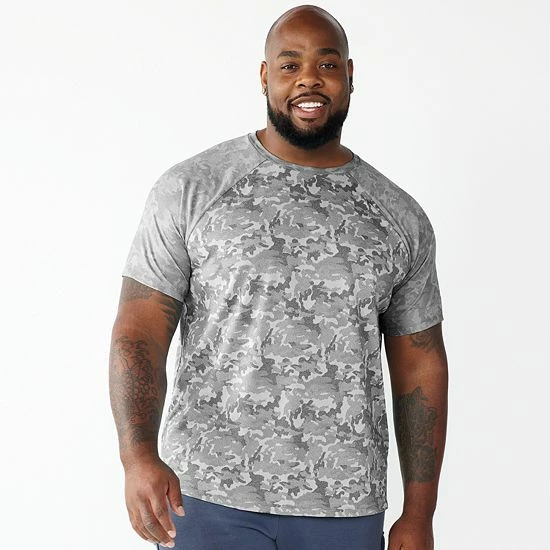 Big & Tall Tek Gear® Printed Jacquard Tee Pine Orchard - Image 4