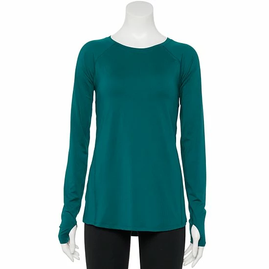 Women's Tek Gear® Core Performance Long-Sleeve Tee Mango Smoothie - Image 7