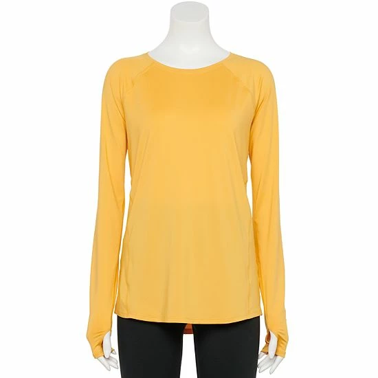 Women's Tek Gear® Core Performance Long-Sleeve Tee Mango Smoothie - Image 9