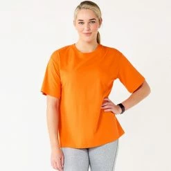 Women's Tek Gear® Oversized Tee Strawberry Malt