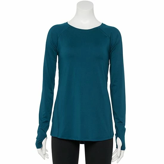 Women's Tek Gear® Core Performance Long-Sleeve Tee Mango Smoothie - Image 11