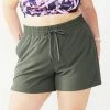 Plus Size Tek Gear® Woven Shorts Charcoal