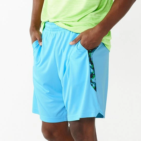 Men's Tek Gear® Printed Dry Tek Short Teal Stripe - Image 12