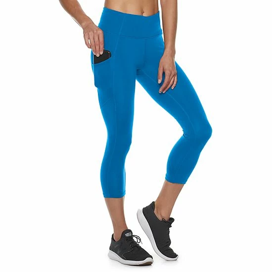 Women's Tek Gear® High-Waisted Shapewear Capri Leggings Moondance - Image 7