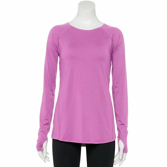 Women's Tek Gear® Core Performance Long-Sleeve Tee Mango Smoothie - Image 19
