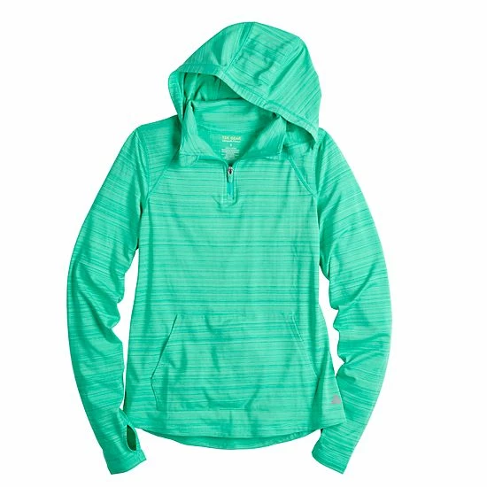 Women's Tek Gear® Tru-Warm Quarter-Zip Hoodie Moondance - Image 3