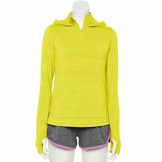 Women's Tek Gear® Tru-Warm Quarter-Zip Hoodie Moondance - Image 7