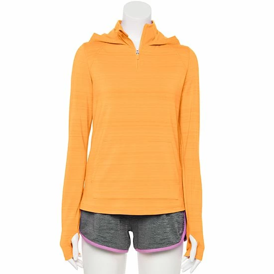 Women's Tek Gear® Tru-Warm Quarter-Zip Hoodie Moondance - Image 10
