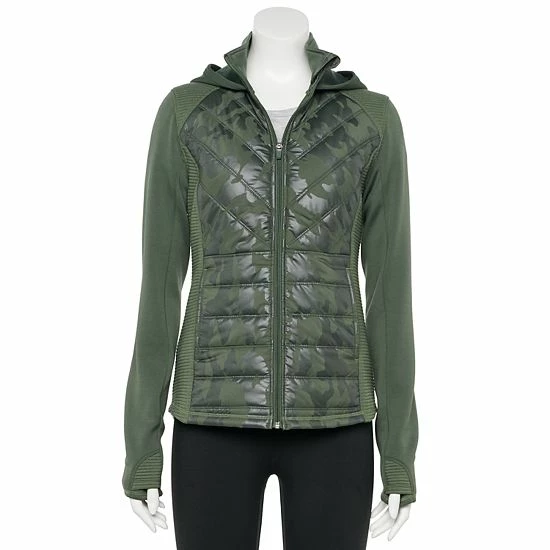Women's Tek Gear® Hooded Mixed-Media Jacket Wetlands - Image 7