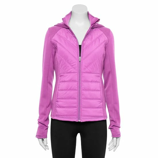 Women's Tek Gear® Hooded Mixed-Media Jacket Wetlands - Image 8