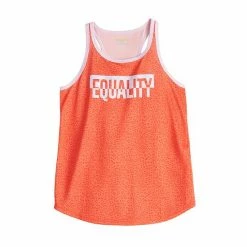 Girls 7-16 Tek Gear® Graphic Tank Top In Regular & Plus Size Purple Run